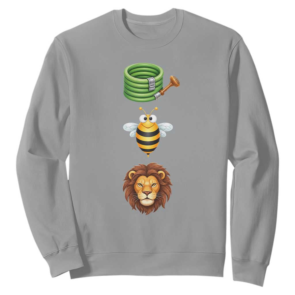 Hose Bee Lion Meme Slang Funny Sarcastic Pun Graphic Sweatshirt