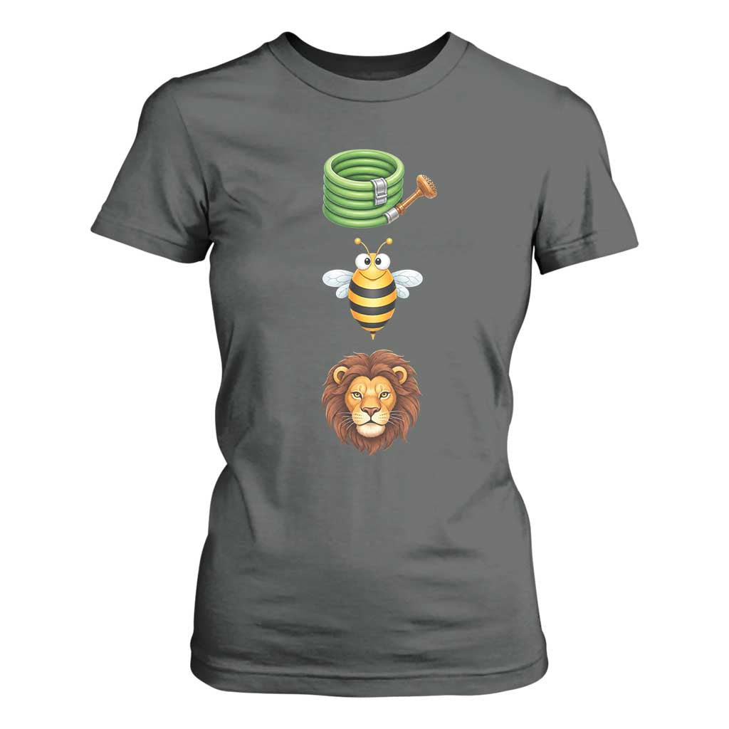 Hose Bee Lion Meme Slang Funny Sarcastic Pun Graphic T Shirt For Women