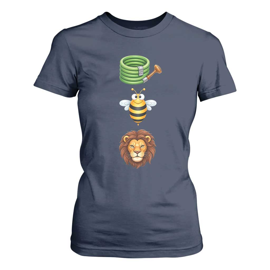 Hose Bee Lion Meme Slang Funny Sarcastic Pun Graphic T Shirt For Women