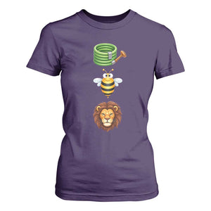 Hose Bee Lion Meme Slang Funny Sarcastic Pun Graphic T Shirt For Women