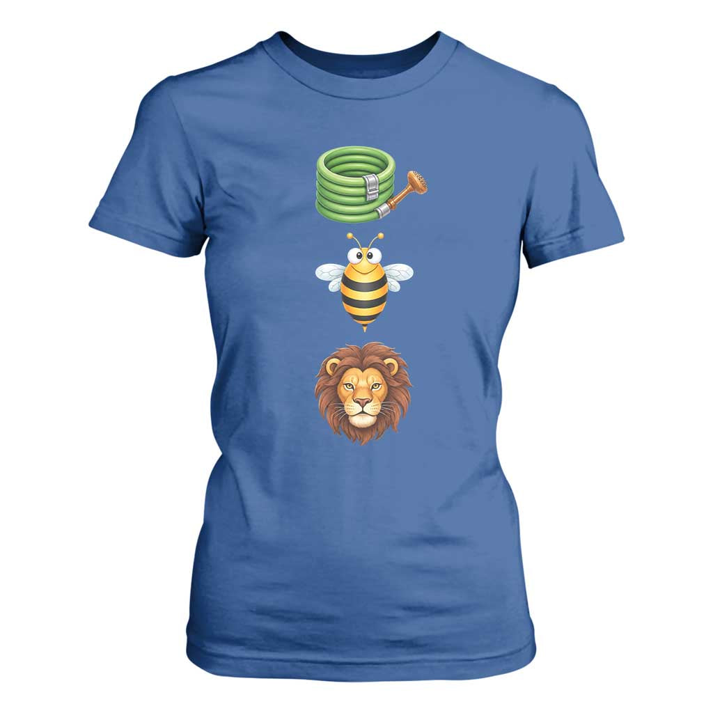 Hose Bee Lion Meme Slang Funny Sarcastic Pun Graphic T Shirt For Women