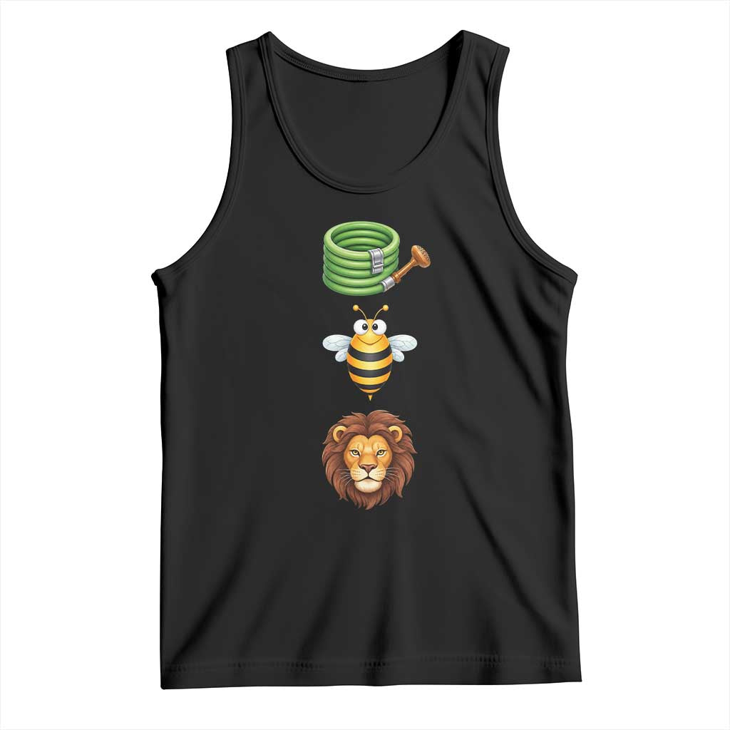 Hose Bee Lion Meme Slang Funny Sarcastic Pun Graphic Tank Top