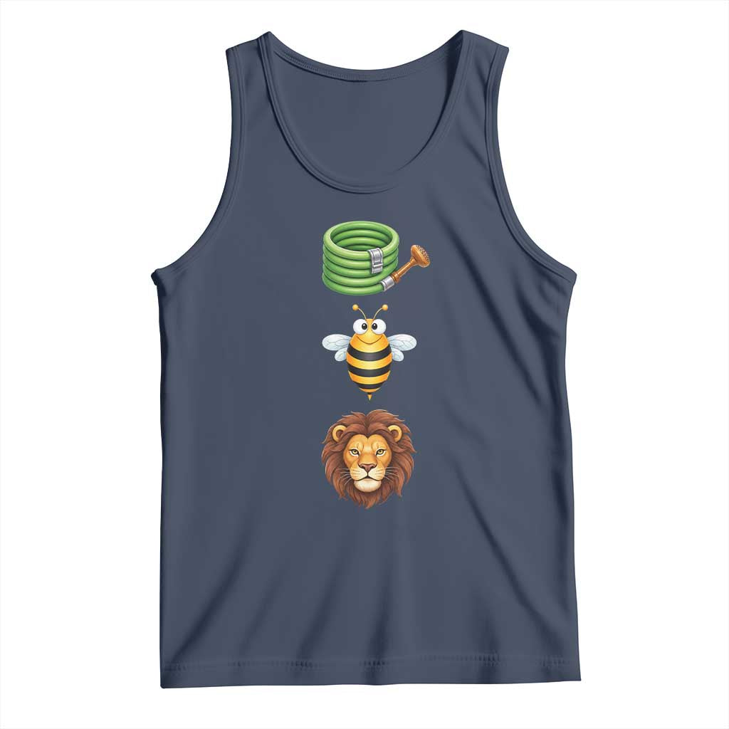 Hose Bee Lion Meme Slang Funny Sarcastic Pun Graphic Tank Top