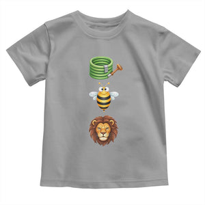 Hose Bee Lion Meme Slang Funny Sarcastic Pun Graphic Toddler T Shirt