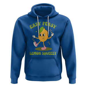 Sarcastic Quotes Hoodie Easy Peasy Lemon Squeezy Lemonade Lemon Funny Quotes TS02 Royal Blue Printyourwear