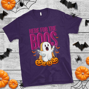 Boo Sheet T Shirt Here For The Boos Spooky Halloween Ghost Costume TS02 Purple Print Your Wear