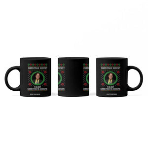 Christmas Sucks FALSE Christmas Is Awesome Coffee Mug Funny Xmas Office Holiday Humor TS02 Print Your Wear