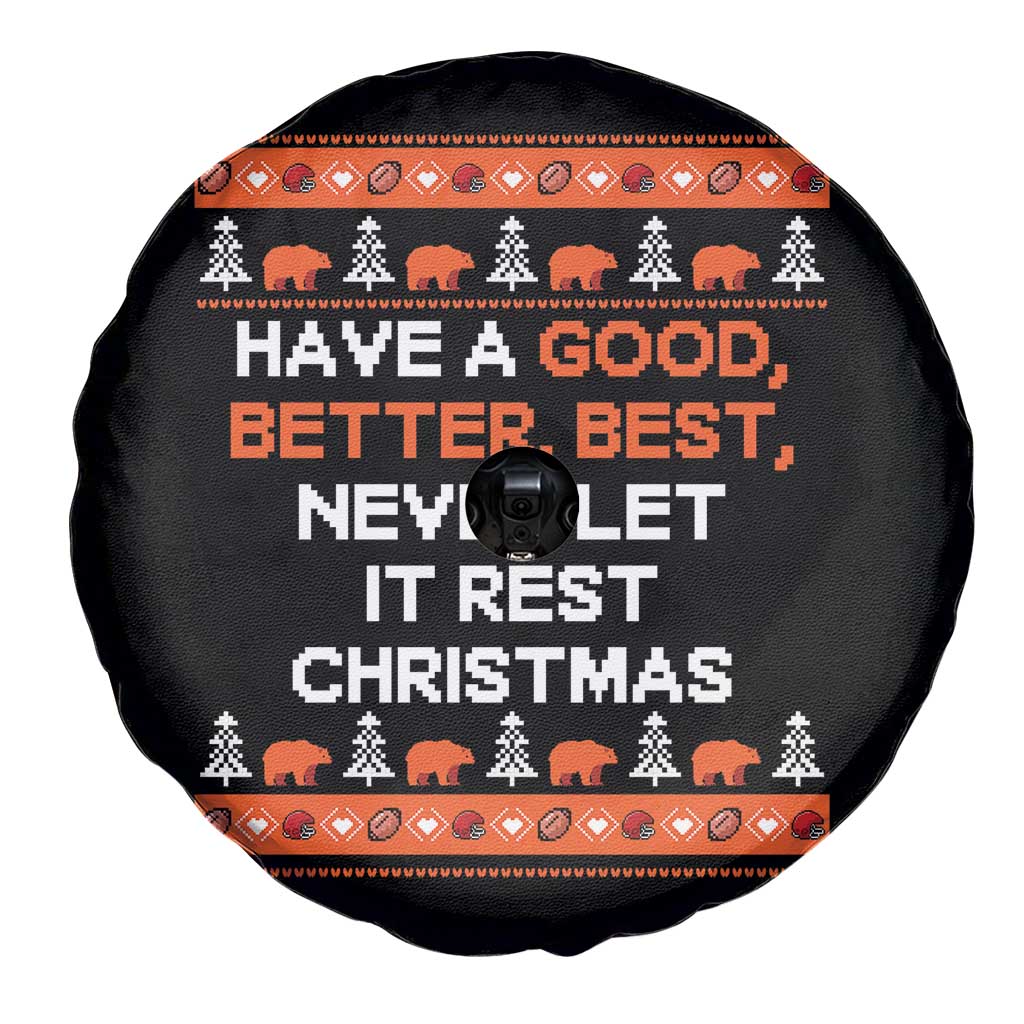 Good Better Best Christmas Inspirational Spare Tire Cover Never Let It Rest CFB Sports Fans Ugly Sweater Style TS02 Print Your Wear