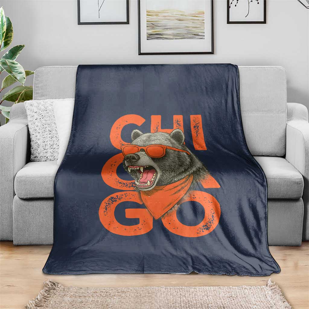 Cool Chicago Pride Br Graphic Throw Blanket TS02 Print Your Wear