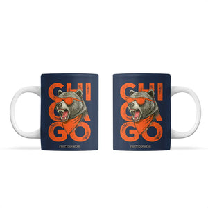 Cool Chicago Pride Br Graphic Coffee Mug TS02 Navy Print Your Wear