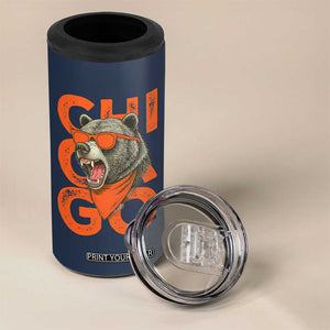Cool Chicago Pride Br Graphic 4 in 1 Can Cooler Tumbler TS02 Print Your Wear