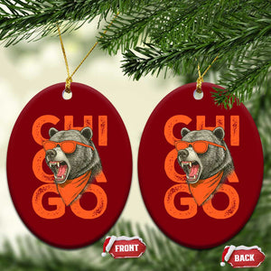 Cool Chicago Pride Br Graphic Ceramic Ornament TS02 Print Your Wear