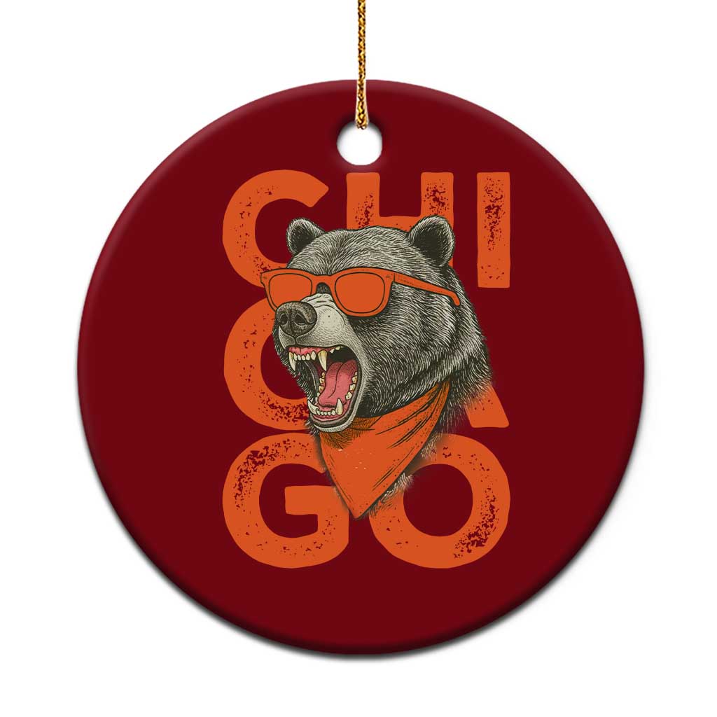 Cool Chicago Pride Br Graphic Ceramic Ornament TS02 1pc Red Print Your Wear