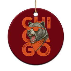 Cool Chicago Pride Br Graphic Ceramic Ornament TS02 1pc Red Print Your Wear