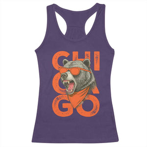 Cool Chicago Pride Br Graphic Racerback Tank Top TS02 Purple Print Your Wear