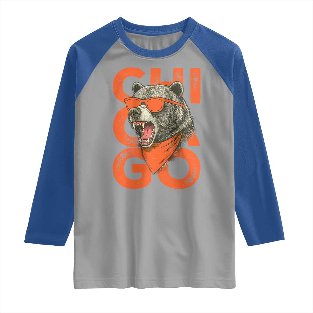 Cool Chicago Pride Br Graphic Raglan Shirt TS02 Sport Gray Royal Print Your Wear