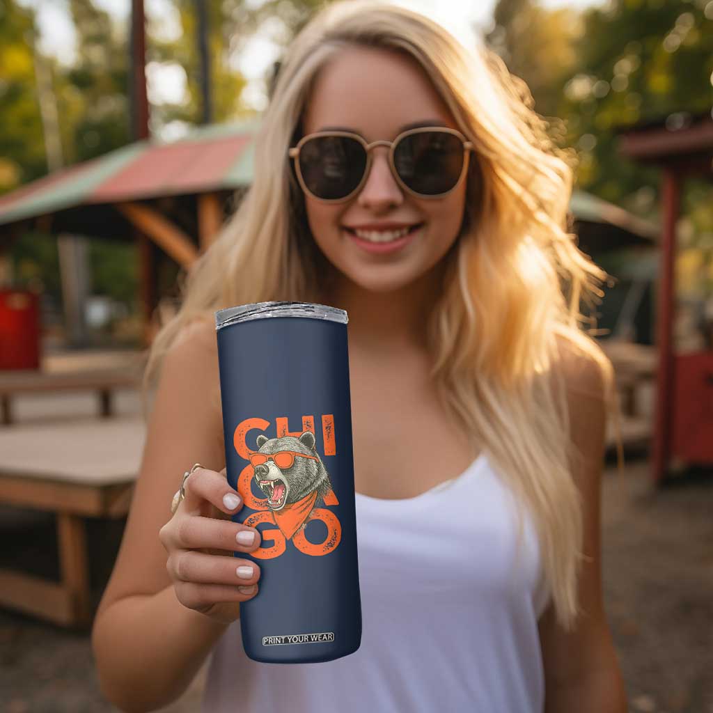 Cool Chicago Pride Br Graphic Skinny Tumbler TS02 Print Your Wear