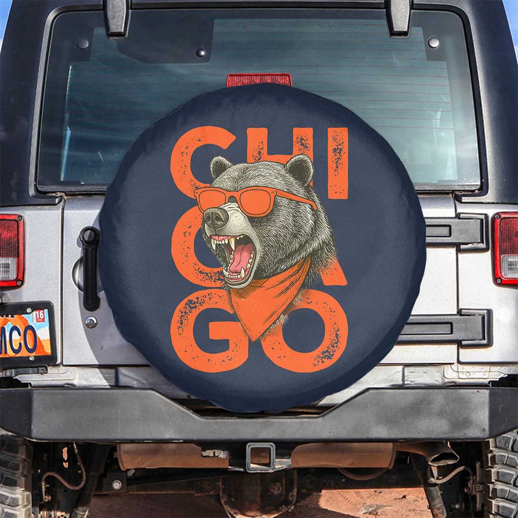Cool Chicago Pride Br Graphic Spare Tire Cover TS02 No hole Navy Print Your Wear