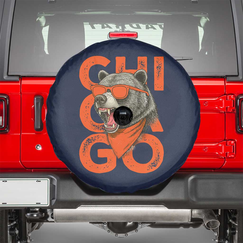 Cool Chicago Pride Br Graphic Spare Tire Cover TS02 Navy Print Your Wear