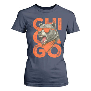 Cool Chicago Pride Br Graphic T Shirt For Women TS02 Navy Print Your Wear