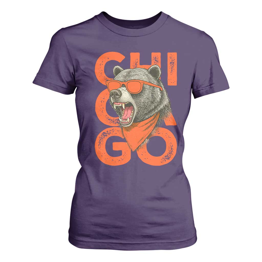 Cool Chicago Pride Br Graphic T Shirt For Women TS02 Purple Print Your Wear