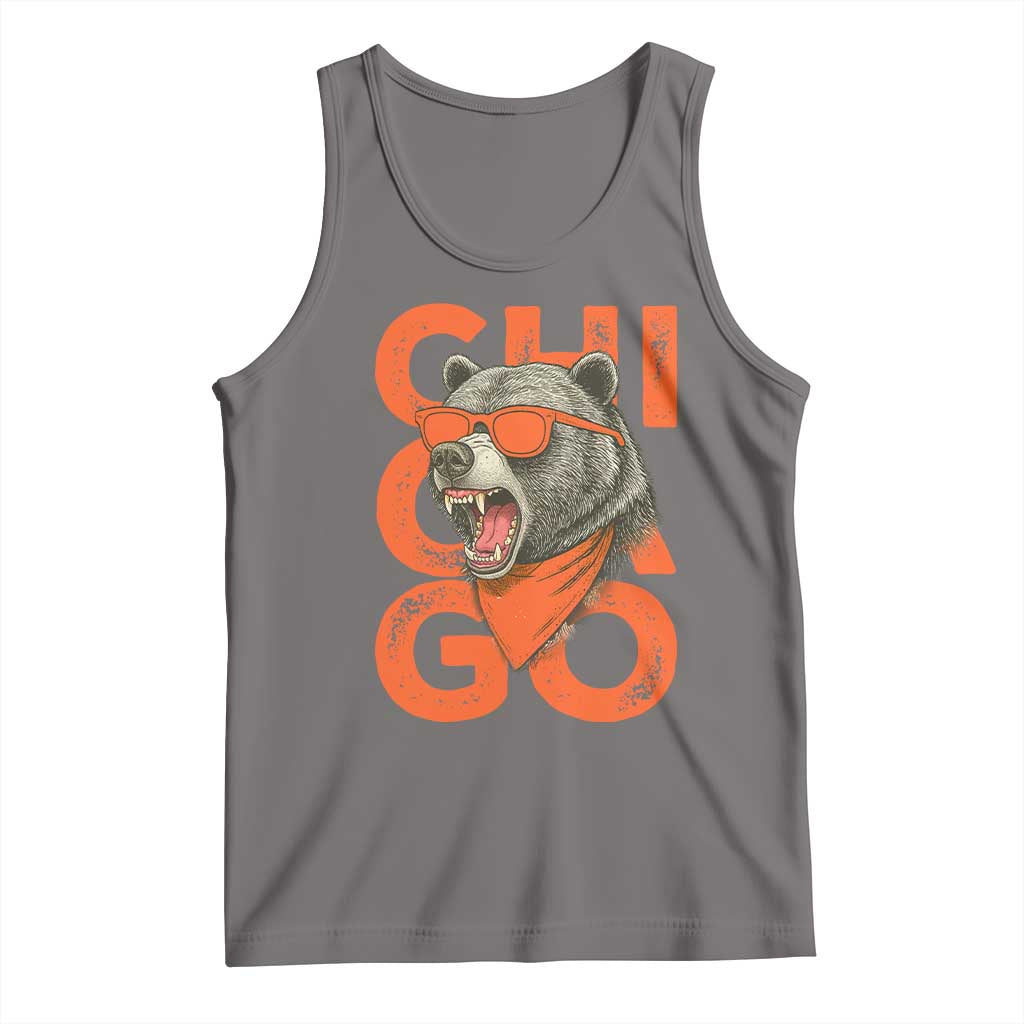 Cool Chicago Pride Br Graphic Tank Top TS02 Deep Heather Print Your Wear