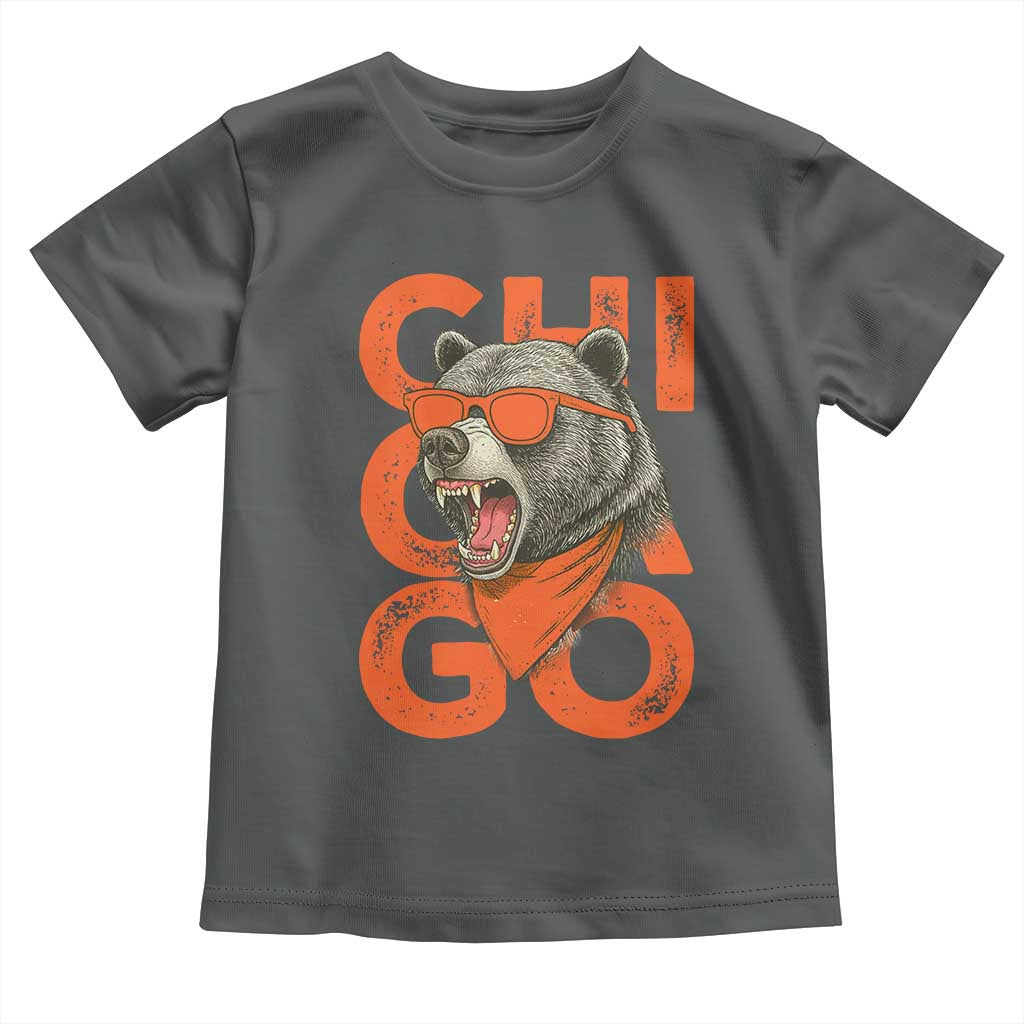 Cool Chicago Pride Br Graphic Toddler T Shirt TS02 Dark Heather Print Your Wear
