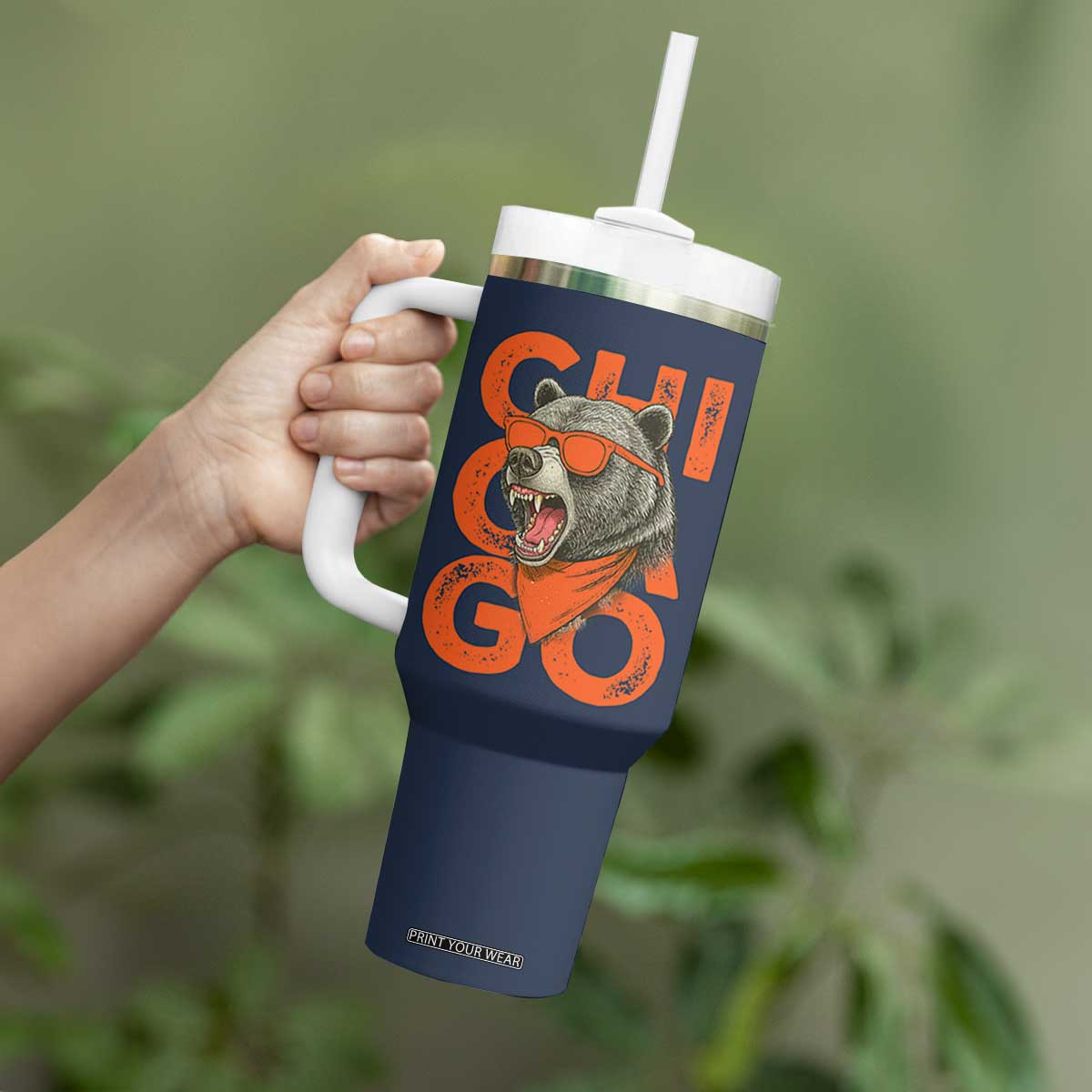 Cool Chicago Pride Br Graphic Tumbler With Handle TS02 Print Your Wear