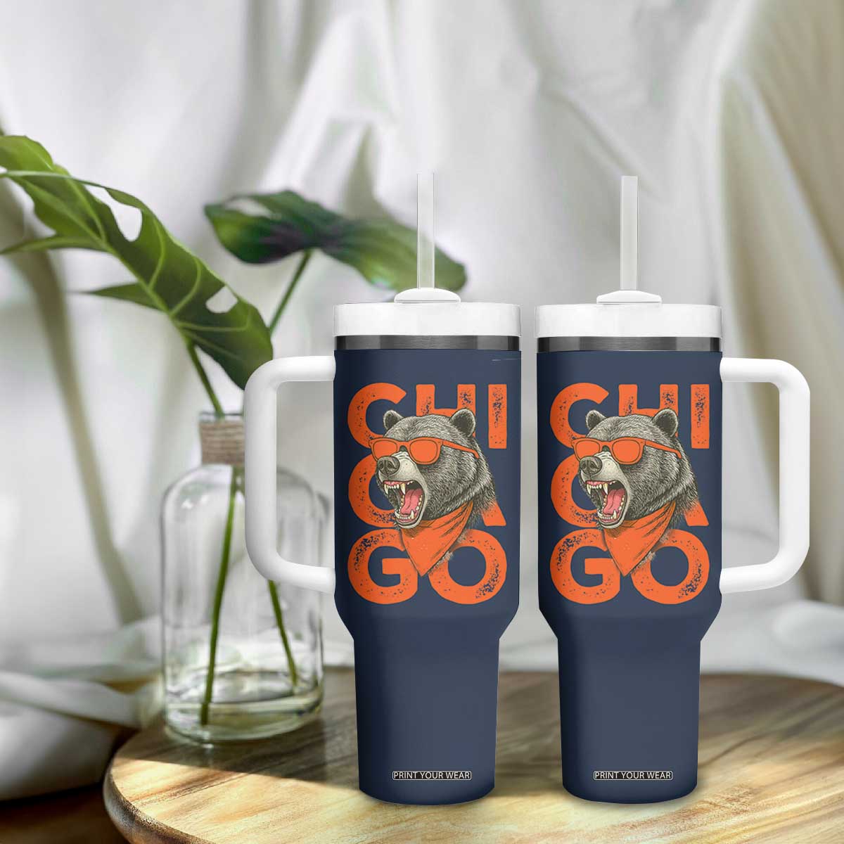 Cool Chicago Pride Br Graphic Tumbler With Handle TS02 Print Your Wear