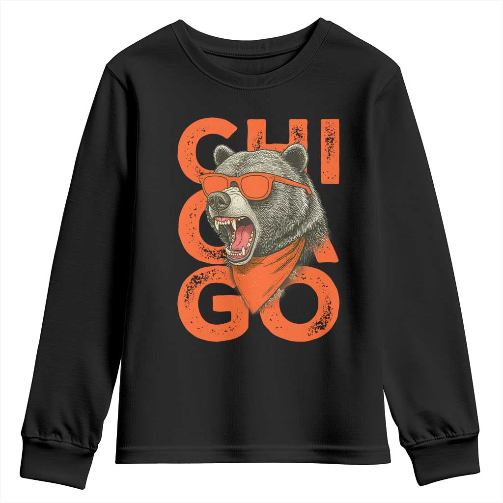 Cool Chicago Pride Br Graphic Youth Sweatshirt TS02 Black Print Your Wear