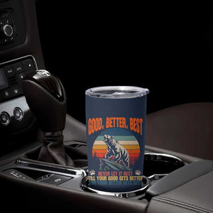 Retro Mountain Bear Outdoor Adventure Tumbler Cup Good Better Best Inspiration Motivation TS02 Print Your Wear