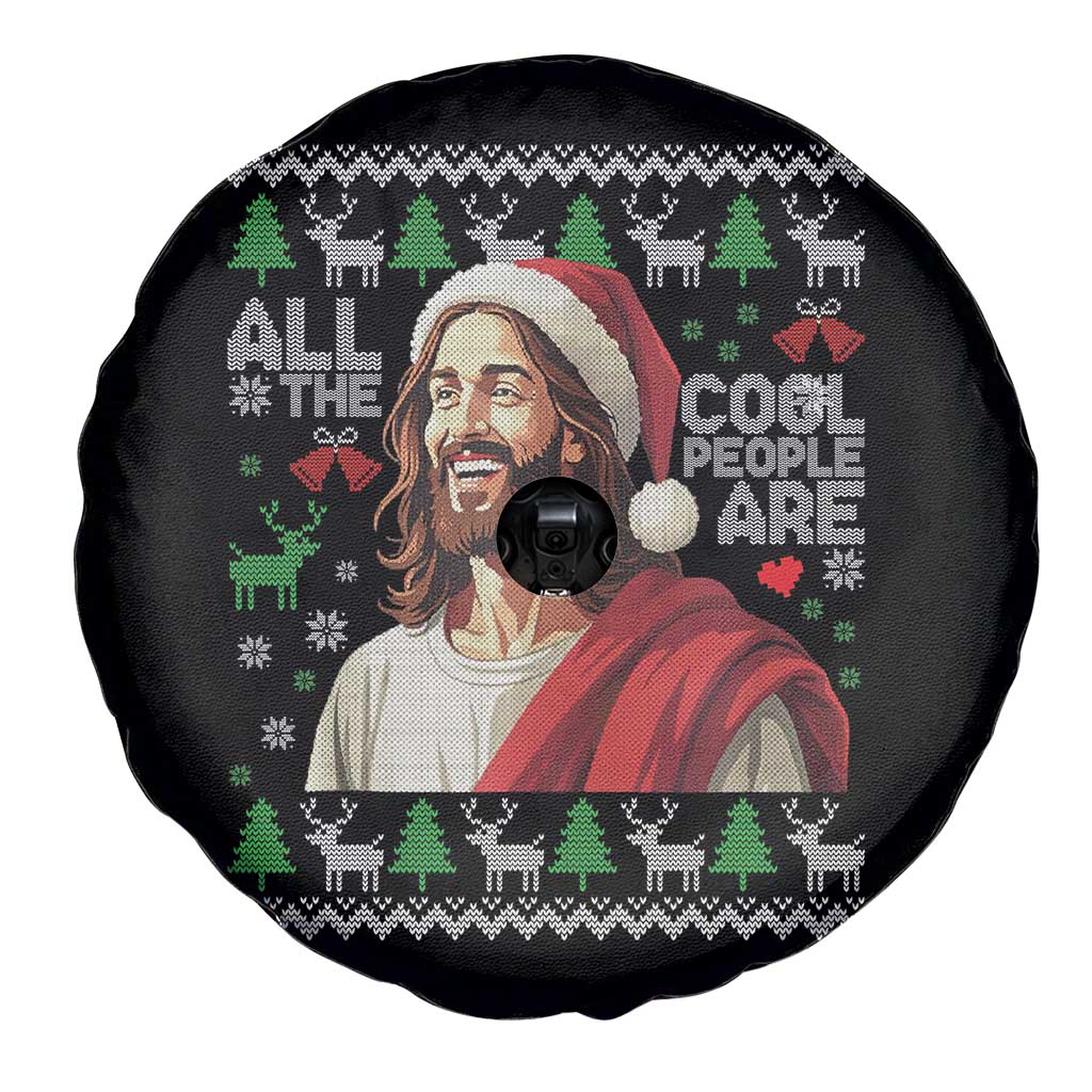 Funny Jesus Birthday Spare Tire Cover All the Cool People Are Born in December TS02 Print Your Wear