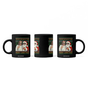 The Boys Are Back in Town Funny Christmas Coffee Mug Cool Santa and Jesus Holiday Humor TS02 Print Your Wear
