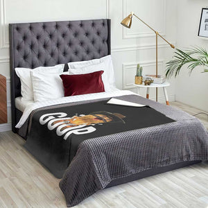 Goop Meme Explosion Throw Blanket Screaming Peanut Cowboy Brainrot Energy TS02 Print Your Wear