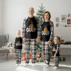 Goop Meme Explosion Plaid Pajama Set Screaming Peanut Cowboy Brainrot Energy TS02 Christmas Plaid Print Your Wear