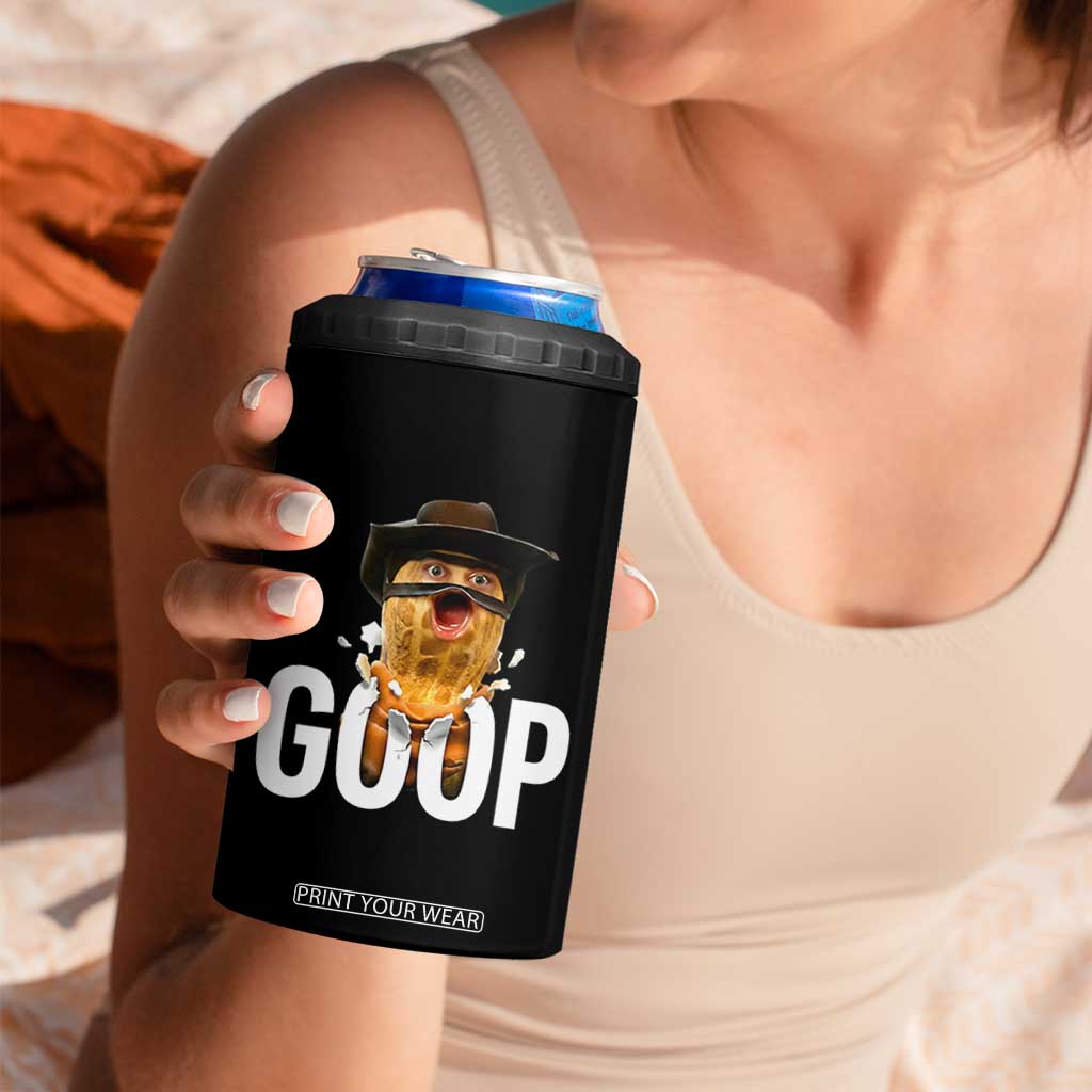 Goop Meme Explosion 4 in 1 Can Cooler Tumbler Screaming Peanut Cowboy Brainrot Energy TS02 Print Your Wear