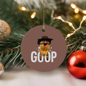 Goop Meme Explosion Ceramic Ornament Screaming Peanut Cowboy Brainrot Energy TS02 1pc Mocha Print Your Wear
