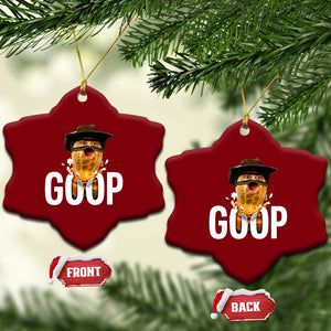 Goop Meme Explosion Ceramic Ornament Screaming Peanut Cowboy Brainrot Energy TS02 Print Your Wear