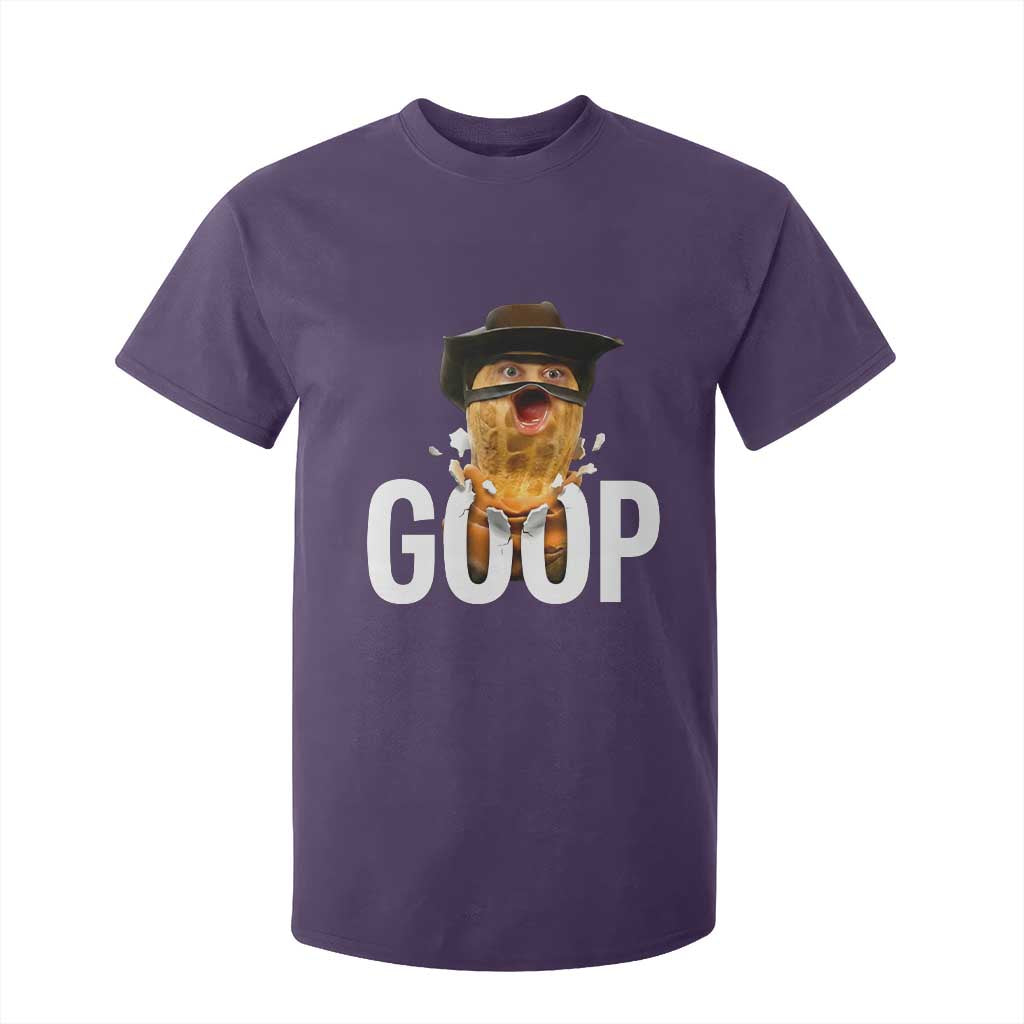 Goop Meme Explosion T Shirt For Kid Screaming Peanut Cowboy Brainrot Energy TS02 Purple Print Your Wear