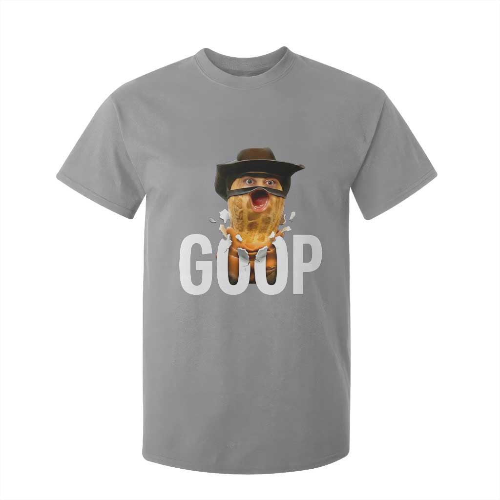 Goop Meme Explosion T Shirt For Kid Screaming Peanut Cowboy Brainrot Energy TS02 Sport Gray Print Your Wear