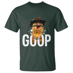 Goop Meme Explosion T Shirt Screaming Peanut Cowboy Brainrot Energy TS02 Dark Forest Green Print Your Wear