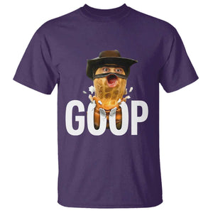 Goop Meme Explosion T Shirt Screaming Peanut Cowboy Brainrot Energy TS02 Purple Print Your Wear