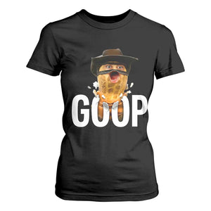 Goop Meme Explosion T Shirt For Women Screaming Peanut Cowboy Brainrot Energy TS02 Black Print Your Wear