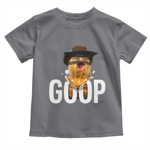 Goop Meme Explosion Toddler T Shirt Screaming Peanut Cowboy Brainrot Energy TS02 Charcoal Print Your Wear