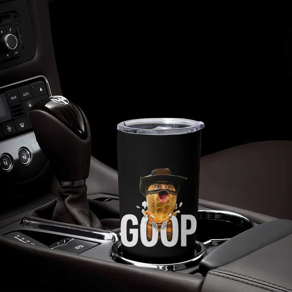 Goop Meme Explosion Tumbler Cup Screaming Peanut Cowboy Brainrot Energy TS02 Print Your Wear