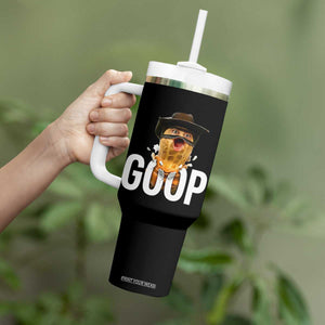 Goop Meme Explosion Tumbler With Handle Screaming Peanut Cowboy Brainrot Energy TS02 Print Your Wear