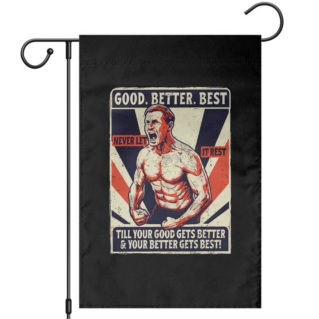 Good Better Best Shirtless Ben Garden Flag Retro Funny Football Coach Meme Gift for Fans TS02 Black Print Your Wear