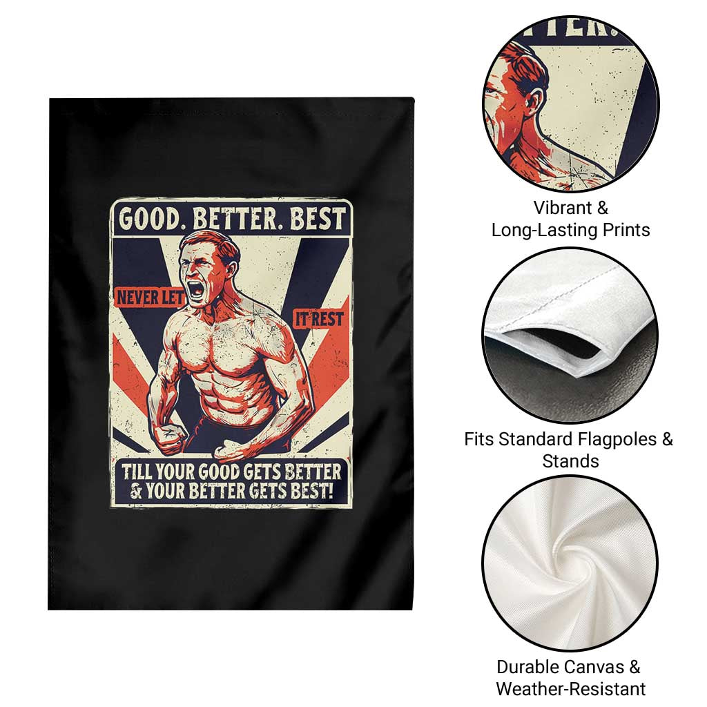 Good Better Best Shirtless Ben Garden Flag Retro Funny Football Coach Meme Gift for Fans TS02 Print Your Wear