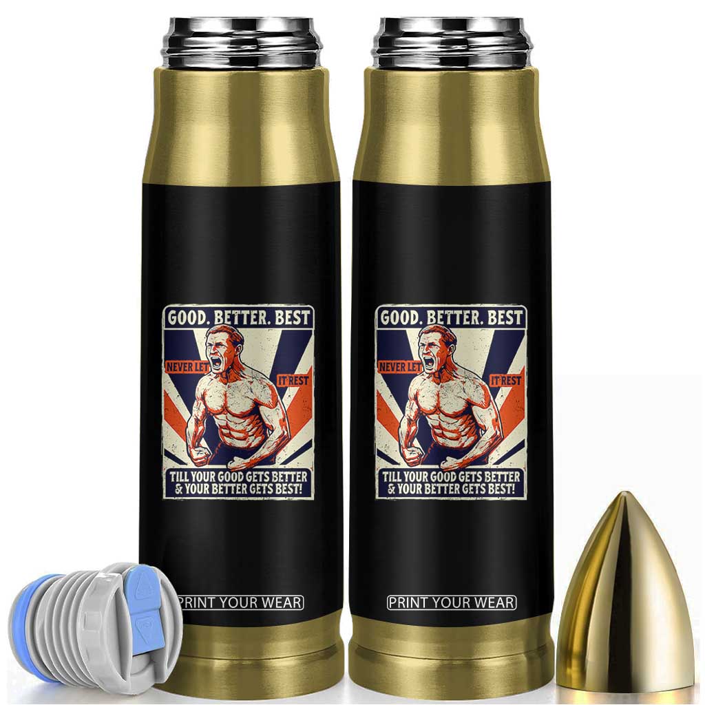 Good Better Best Shirtless Ben Bullet Tumbler Retro Funny Football Coach Meme Gift for Fans TS02 Black Print Your Wear