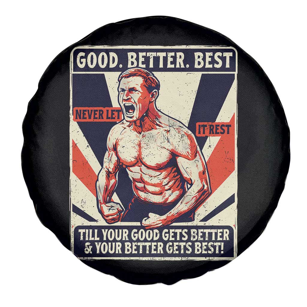Good Better Best Shirtless Ben Spare Tire Cover Retro Funny Football Coach Meme Gift for Fans TS02 Print Your Wear